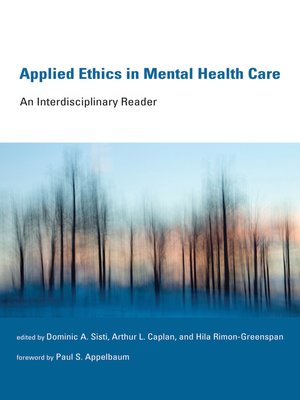 cover image of Applied Ethics in Mental Health Care